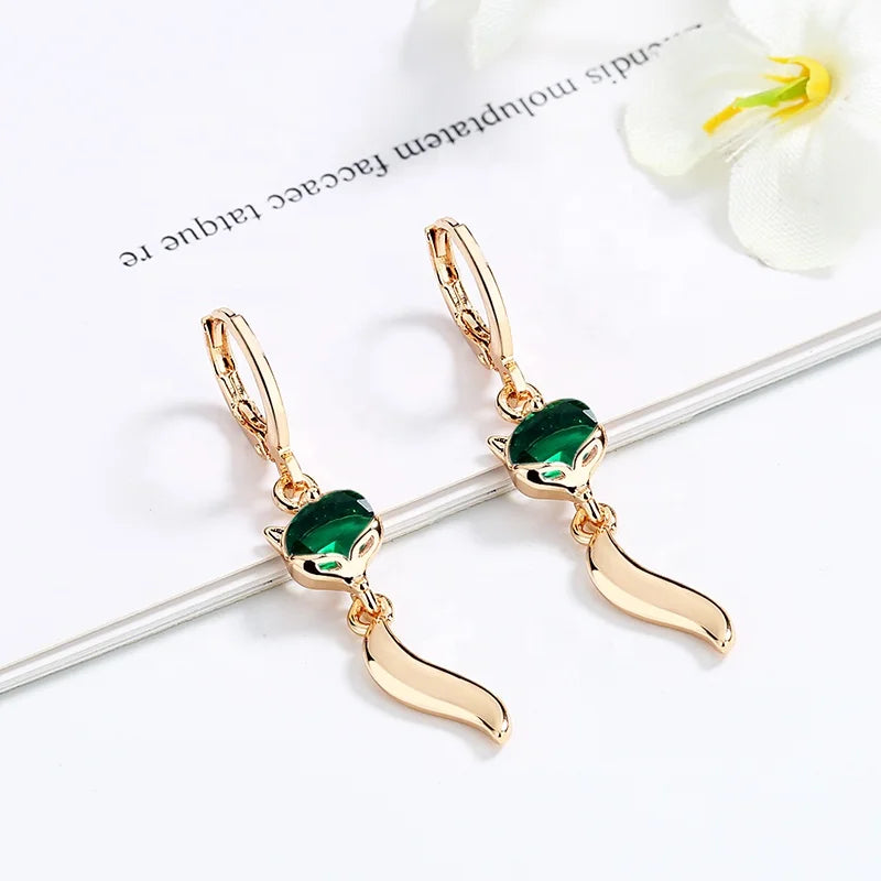 Fashion Jewelry Earrings Bulk Wholesale Huggie Ear Round Earring Cartilage CZ Bohemian Gemstones Earrings