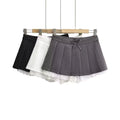ZATRHMBM Women 2024 Summer New Fashion Multicolor Lace Splicing Mini Skirt Vintage Side Zipper Female Skirts Mujer