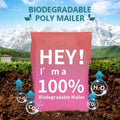 Mailer Timber Bag Environmentally 50 Pink Custom Poly Mailers with logo Packaging Bag 30% Selection Plant Based for Clothes
