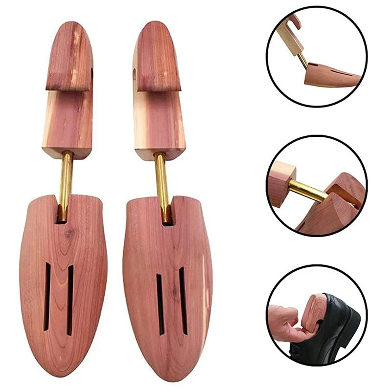 Hot Selling Adjustable Solid Wood Shoe Mold Cedar Shoes Support-Furniture Accessory