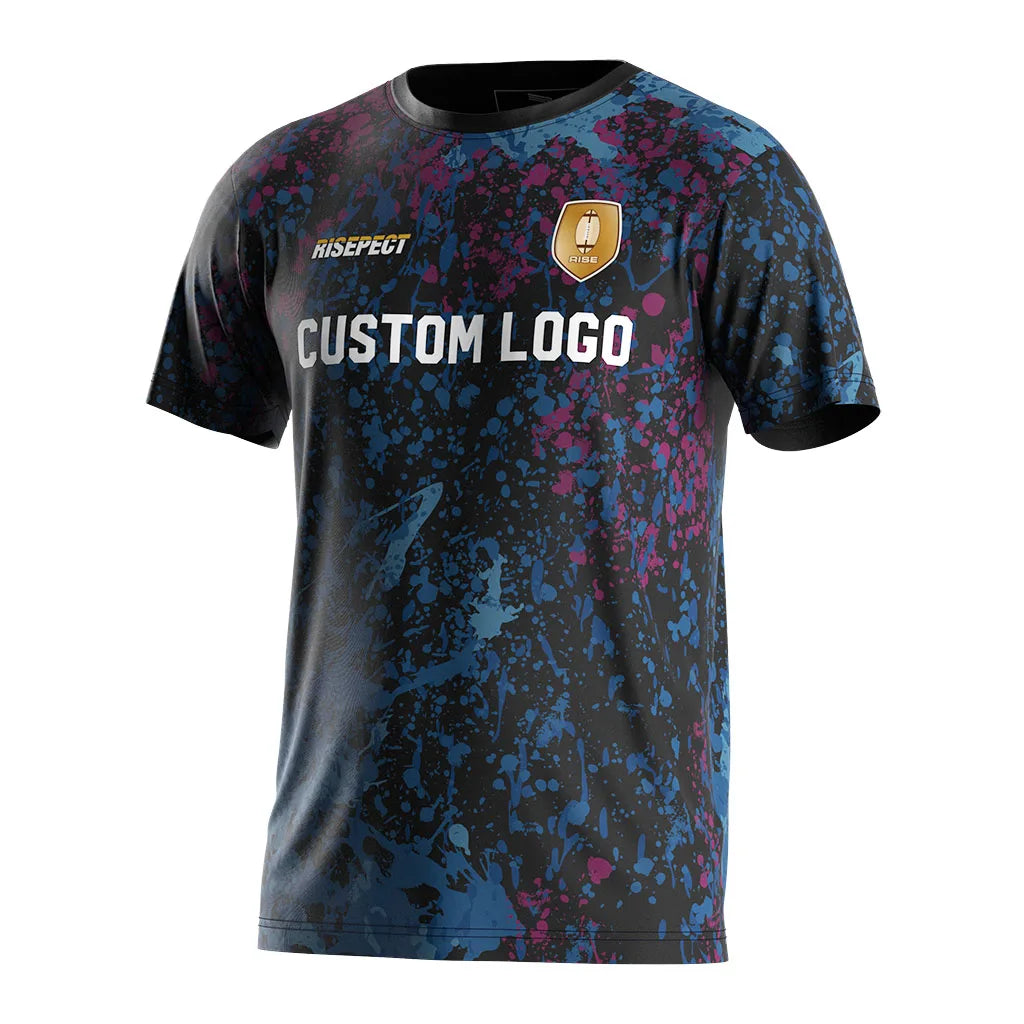 Best Selling Printing Men'S  Short Sleeve Custom Printing Rugby Football Wear Jersey Fabric Wales Top Polo Rugby Shirt
