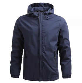 Blank Outdoor Jacket Custom Logo Waterproof Windbreaker Jackets Oversize Men's Casual Coat Jacket