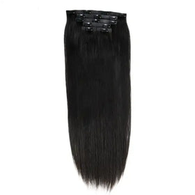 Inice Hair Factory Wholesale Thick Human Hair Extensiones Natural Clip Ins 100% Invisible Virgin Remy Clip in Hair Extension