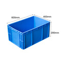 LEADLOONG EU4322 400*600*290MM Solid Plastic Non-Foldable Turnover Logistics Storage Thickened Parts Crate