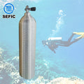 Refillable Scuba Diving Cylinder 11.1L With Safety Valve Swimming Scuba Diving Aluminum Air Tank Gas Cylinder