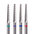 Under Nail Cleaner Bit Tungsten Carbide Nail Drill Bit Conical Nail File Removing Rhinestones Manicure  Accessories Gel Removal