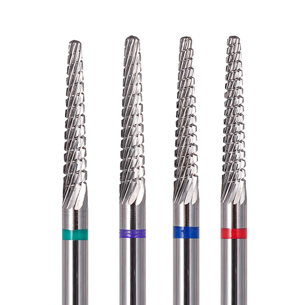 Under Nail Cleaner Bit Tungsten Carbide Nail Drill Bit Conical Nail File Removing Rhinestones Manicure  Accessories Gel Removal