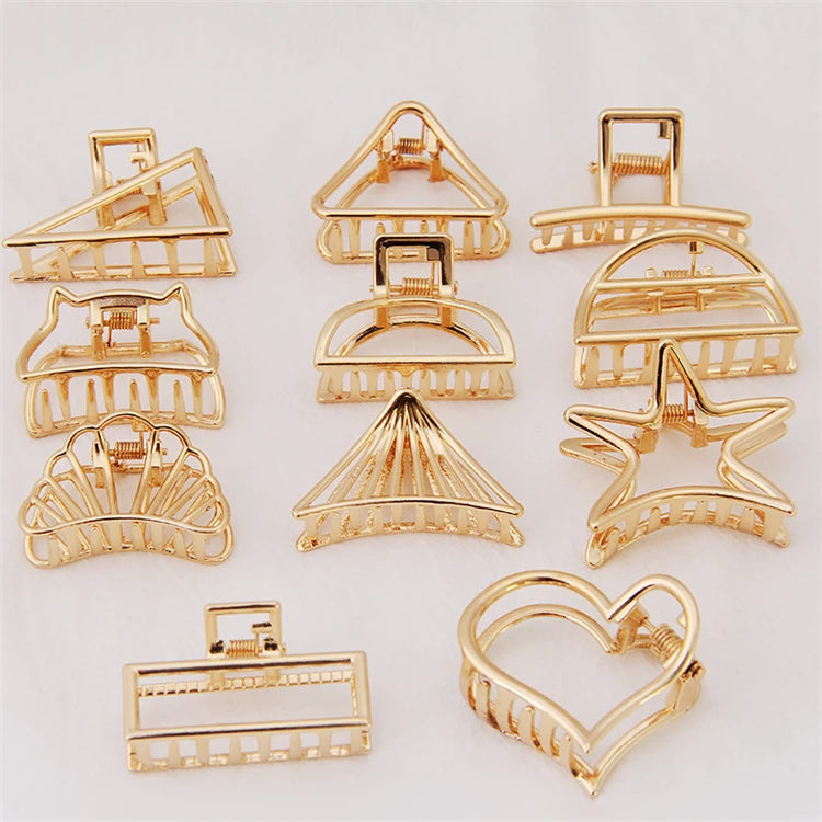Factory Wholesale Hair Metal Claw Fashion Hair Clip Simple Hair Accessories for Women Girls