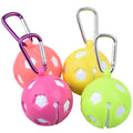 Custom Logo Portable Soft Silicone Golf Ball Holder Hook New Arrival 1 Ball Rubber Golf Carry Bag Accessory