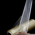 Super Clear Soft PVC Stretch Film Anti-fog Moisture Proof Jumbo Roll for Food Packaging