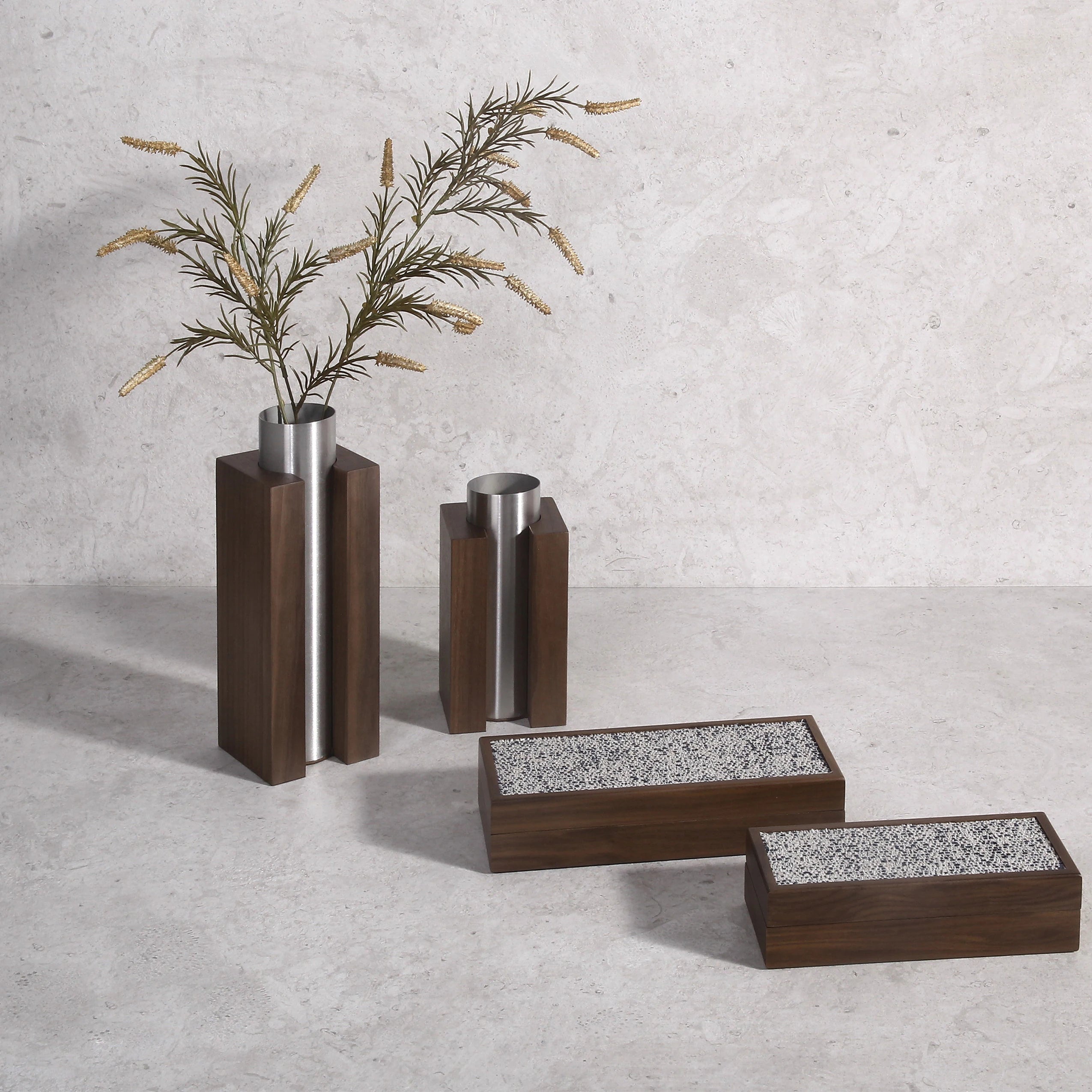 M3-246 Modern Eco-friendly Stainless Steel Tall Flower Vases for Living Room Table Decor and Wedding Centerpieces