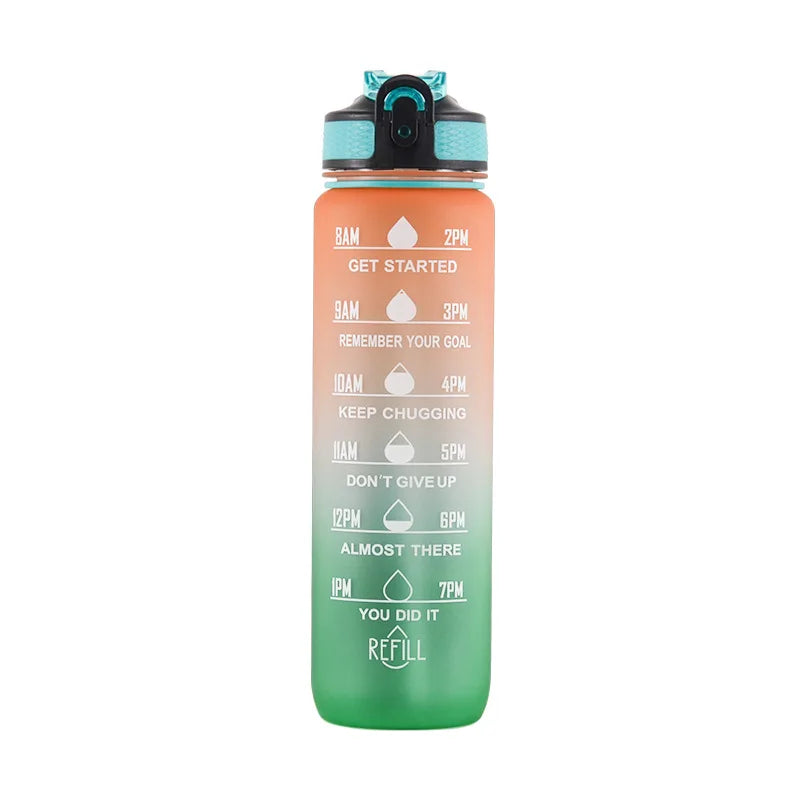 Eco-Friendly Sport Plastic Water Bottle 1000ml with Polishing Finish for Travel & Gym Use