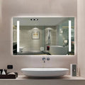 KMRY KBM823 2025 Hot Selling Silver Rectangle Illuminated Bathroom Led Mirror