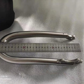 NH 2021 New Design Titanium BMX Road Bicycles 20'' Small Wheel 100*15mm Disc Brake Bicycle Front Fork 600g