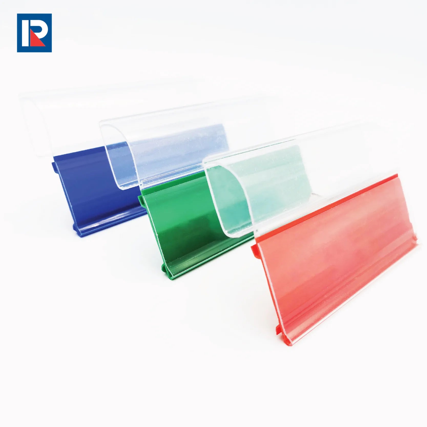 Plastic Pvc L Data Strips Sign Clips Bar Sticky Shelf Mounted Price Display Rack Label Holder Strips With Duct Tape Tag
