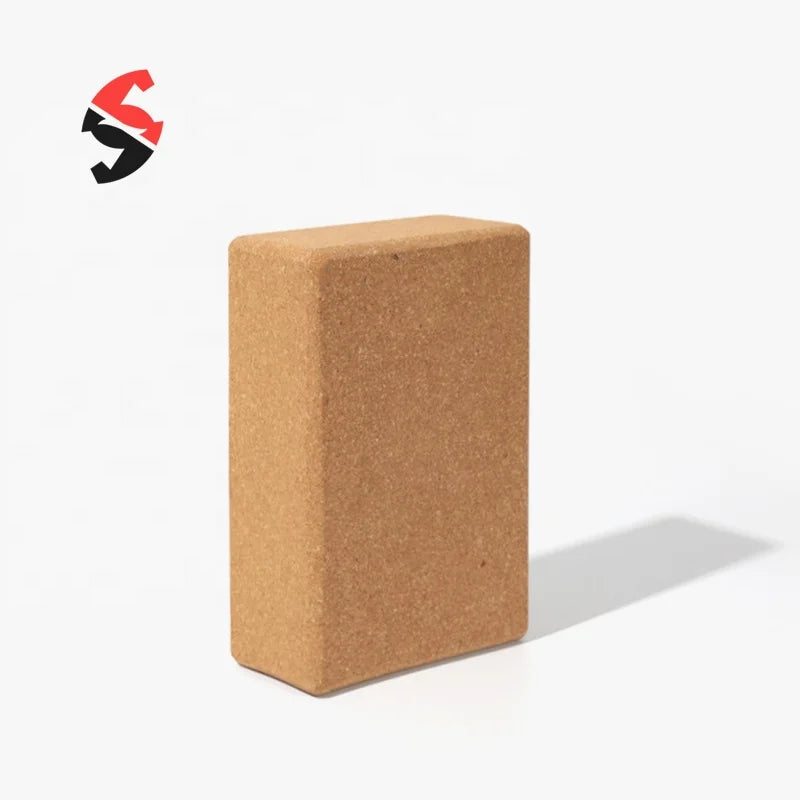 Factory Wholesale Eco-friendly Customized Logo Natural Cork Yoga Block