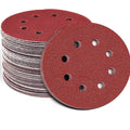 5-Inch Round Sanding Discs 60 Grit Hook Loop 8-Hole Orbital Sander Paper Abrasive Tools Category