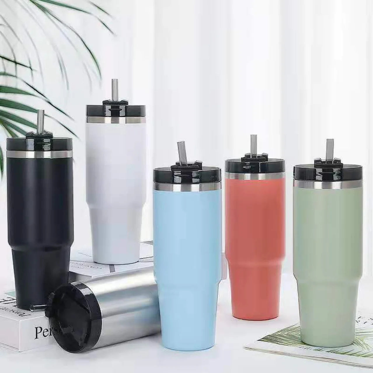 Wholesale 20oz 30oz Double Wall Stainless Steel Tumbler with Straw