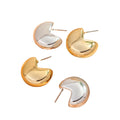 Cute 2024 Mini Irregular Statement Earrings Simple Gift Geometric Party Jewelry Acrylic Hoop Earrings for Women Girls