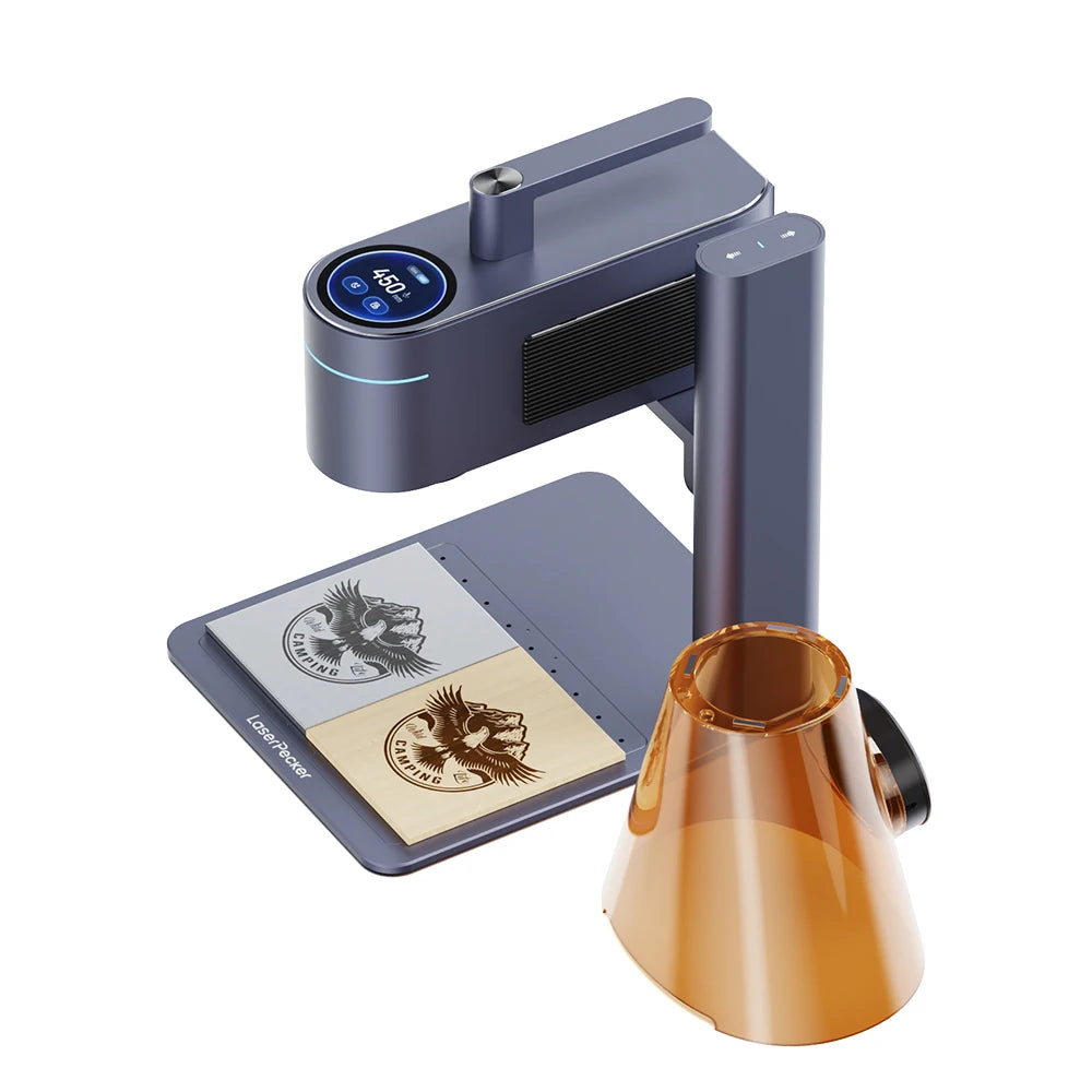 Laserpecker 4 Dual-Laser for All Materials Larger Engraving Area for Tumbler Jewelries