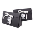 Black Art Paper Eco-Friendly Recyclable Custom Jewelry Packaging Shopping Bag 250gsm Coated Material for Supermarket Promotion