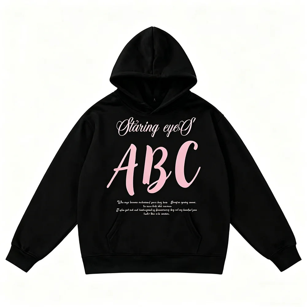 Men's Graphic Print Hoodie Benjamin Franklin Hip-Hop Streetwear Sweatshirt 370gsm 100% Cotton Black Oversized Style