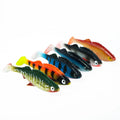 Selco 16Cm 38G Bionic Bait Fishing Shad Jointed Soft Lure Pike Float Wholesale Swimbait Soft Plastic Pike Roe