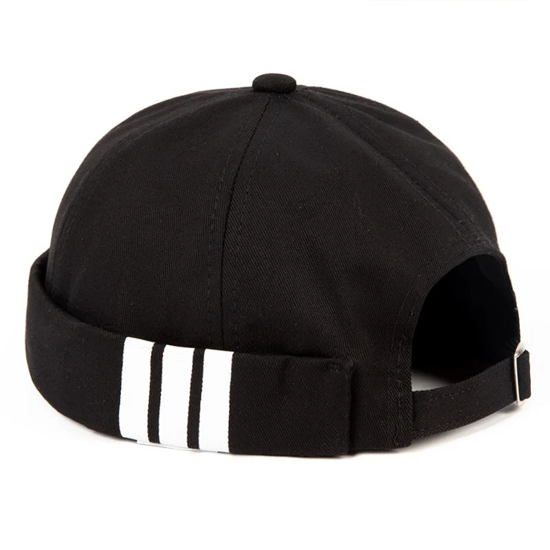Fashion Hat Skullcap Unisex Cotton  Retro Sailor Cap Beanie Hats Men Women Warm Hip Hop Brimless Caps