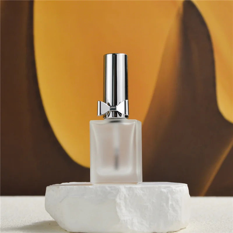 Empty Glass Luxury Uv Gel Nail Polish Bottle Packaging Transparent Empty Rectangle Luxury Glass Perfume Spray Bottle