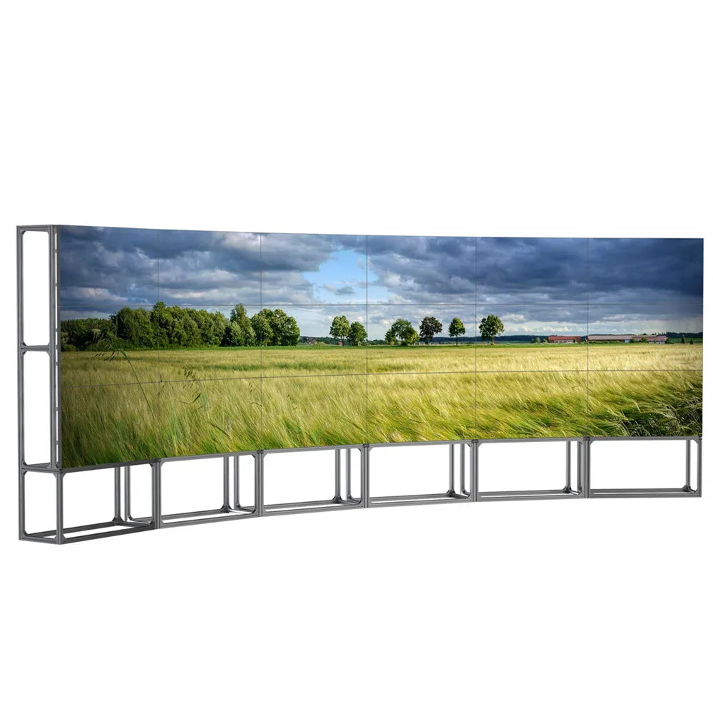 High Brightness 46" 49" 55 Inch Indoor 3x3 Narrow Bezel Lcd Video Wall Screen Seamless Lcd Display