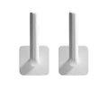 L-Shaped Hook Self Adhesive Wall Hangers Roll Paper Tissue Holder Pot Lid Hooks Hat Racks Keys Hanger Shoe Rack