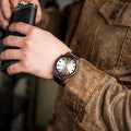 Hot Sale Luxury Antique Business Wristwatch for Men Hombre Custom Wood Watch 43mm Pointer Relojes Montre Homme Relogio Masculino