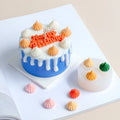 NEW Arrived YLX Eco-Friendly DIY Pastry Mini Dessert 4 Cavity Cake Decoration Small Fondant Candy Candle 100% Silicone Washable