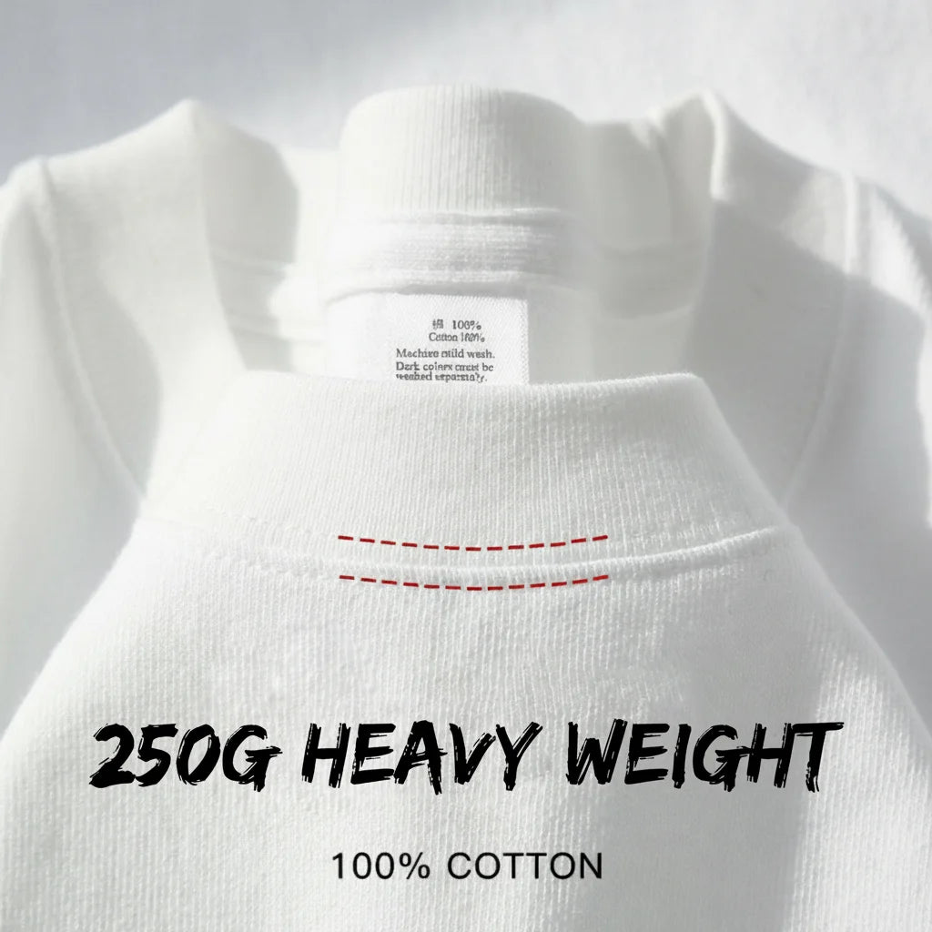 Custom Logo DTG Print Men's Wholesale Heavyweight Regular Fit Casual 100% Cotton Long Staple Plain T-shirt High Quality Custom