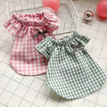 Wholesale Cute Fashion Plaid Dog Shirt