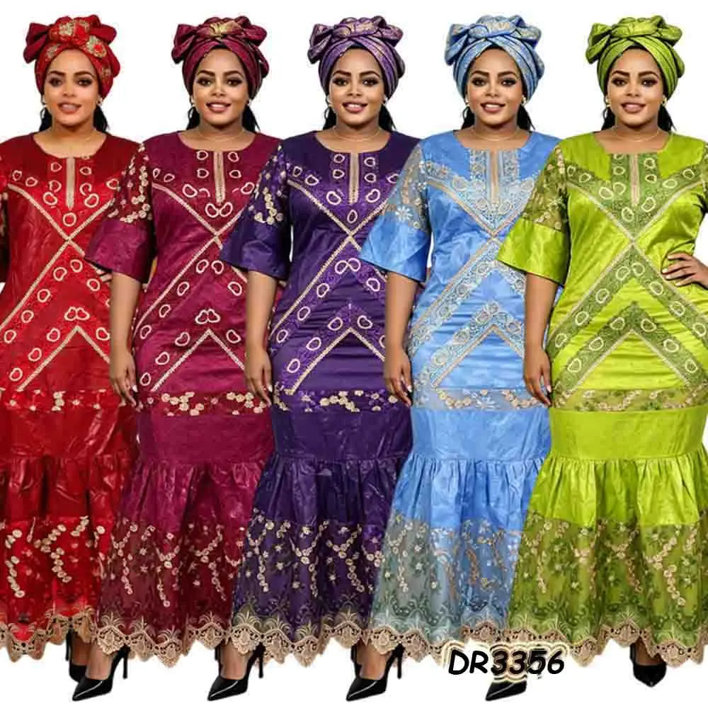 Hot Sale Casual African Dashiki with Embroidery Design Breathable Polyester Spring Summer Autumn Winter