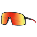 Full Wrap Around Outdoor Sports Polarized Sunglasses Mirrored Cycling Sunglasses With Eyewear Rope for Men Women