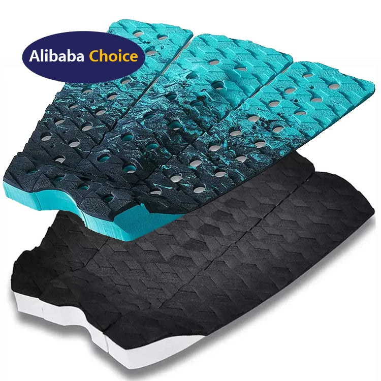 XC Biodegradable EVA Foam Surfboard Traction Pads with 3M Adhesive for Ocean & Lakes-9888t