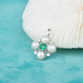 P010712 DIY 5-6mm Natural Freshwater Pearl Pendant Accessory 925 Sterling Silver Engagement Jewelry Necklace for Women