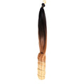 Cheap Price 22 Inch Blonde Straight Hair with Curls Ends Soft Braiding Hair Wet Wavy Braiding Hair French Curls for Braids