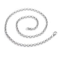 Simple Personality New Stainless Steel Round Pearl Chain for Men and Women Fashion Chains Necklaces Accessory