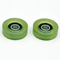 PU600145-14 Polyurethane Wheel 6001RS Polyurethane Foam Wheel 12x14x45mm Door and Window Accessories Bearing Pulley