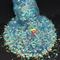 Wholesale Bulk Chunky Glitter Acrylic Confetti Glass Glitter for Party Christmas Decorations