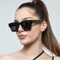 Custom logo Oversized Square Polarized Sun Glasses Hombre Fashion Designer Black Trendy Women Men Sunglasses 2026