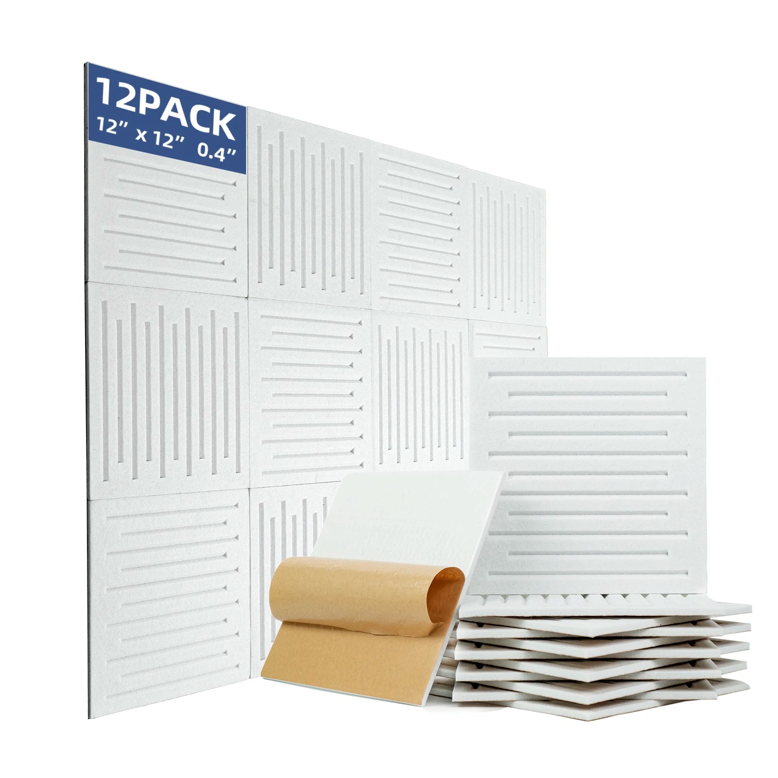 Flame Retardant Noise Cancelling Polyester Fiber Sound Absorbing Wall Decorative Panels PET Felt Acoustic Board