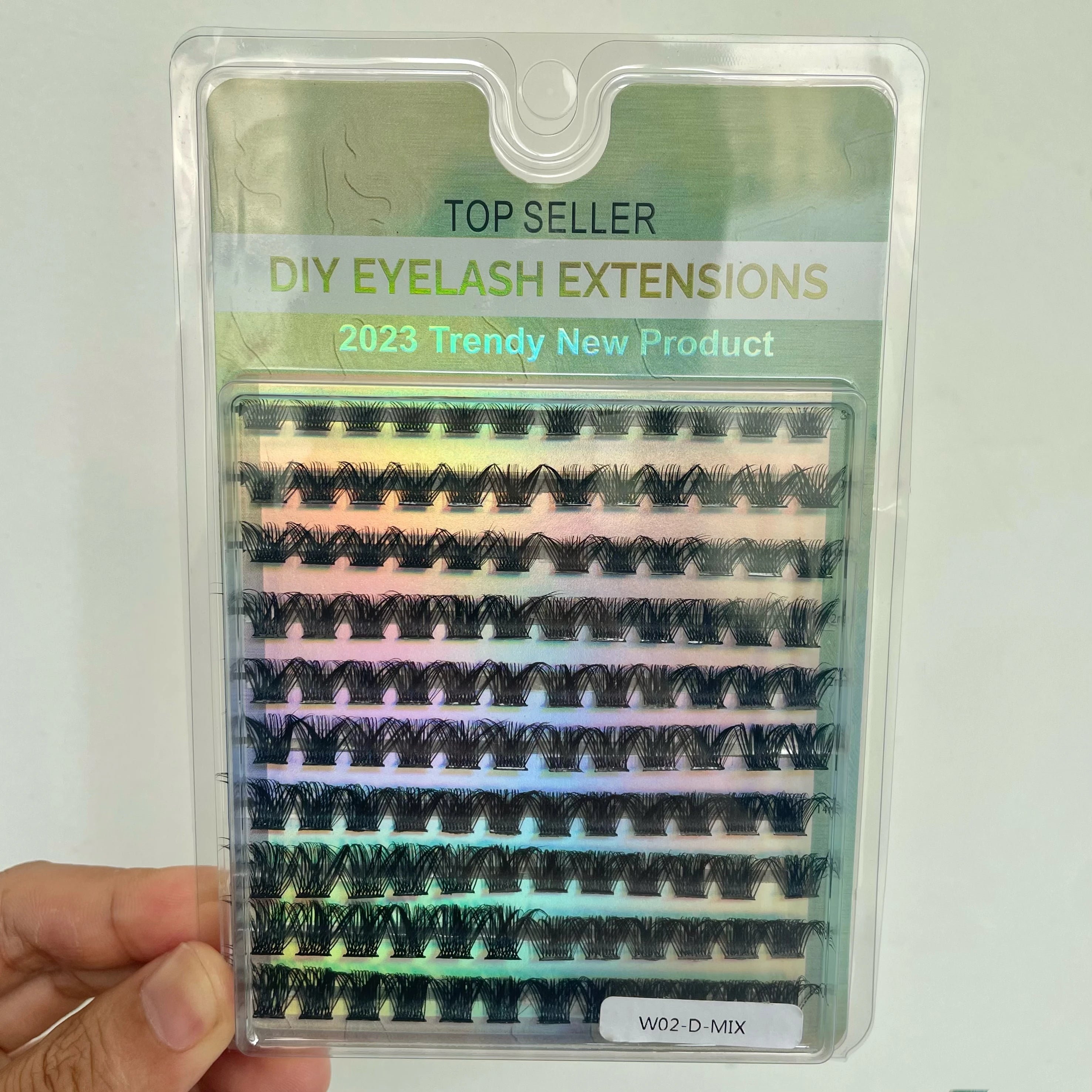New Arrival Lashes Easy Wear Individual Eyelash Cluster New Fashion Private Label DIY Cluster Lashes Extension