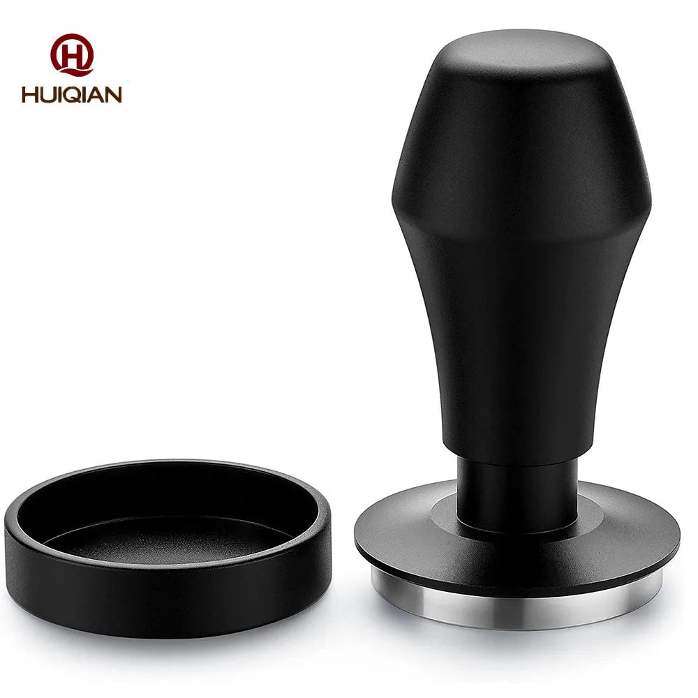 Coffee Tamper Spring-loaded Tamper Barista Espresso Tamper Replacement Springs Anodized Aluminum Handle and Stand