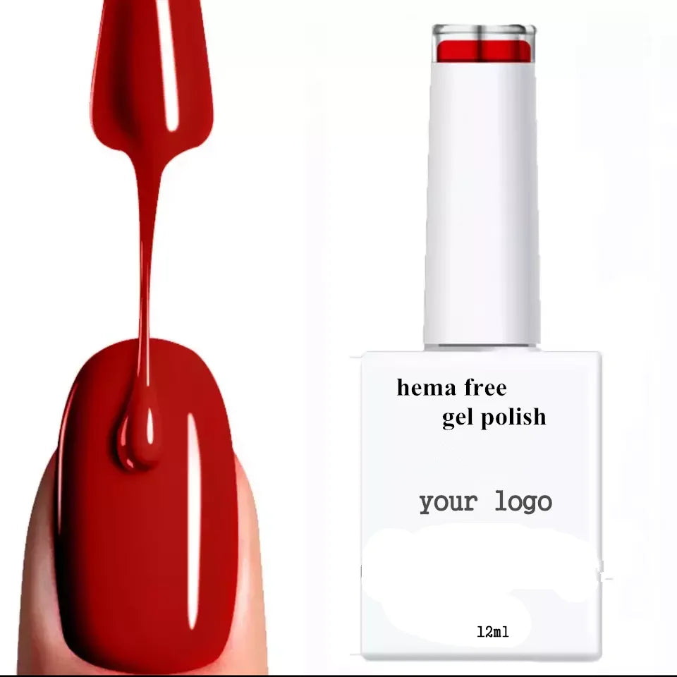 KNC Private Label Hema Free Gel Nail Polish Non Toxic Oem Bottles and Box Nail Supplies 80 Colors Set With Color Display