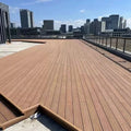 Factory Price Waterproof Anti-slip Durable WPC3D Embossed Interlocking Outdoor Paving Laminate Flooring for Park Boardwalk