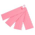 4Pcs/set Plastic Cake Decorating Combs Icing Smoother Cake Scraper Tool Set